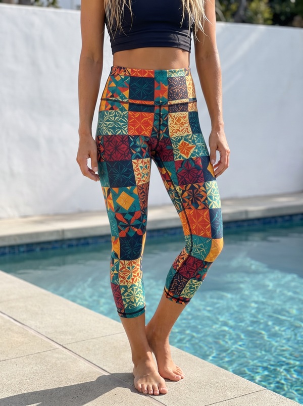 Signature Collection swim & gym high waisted leggings