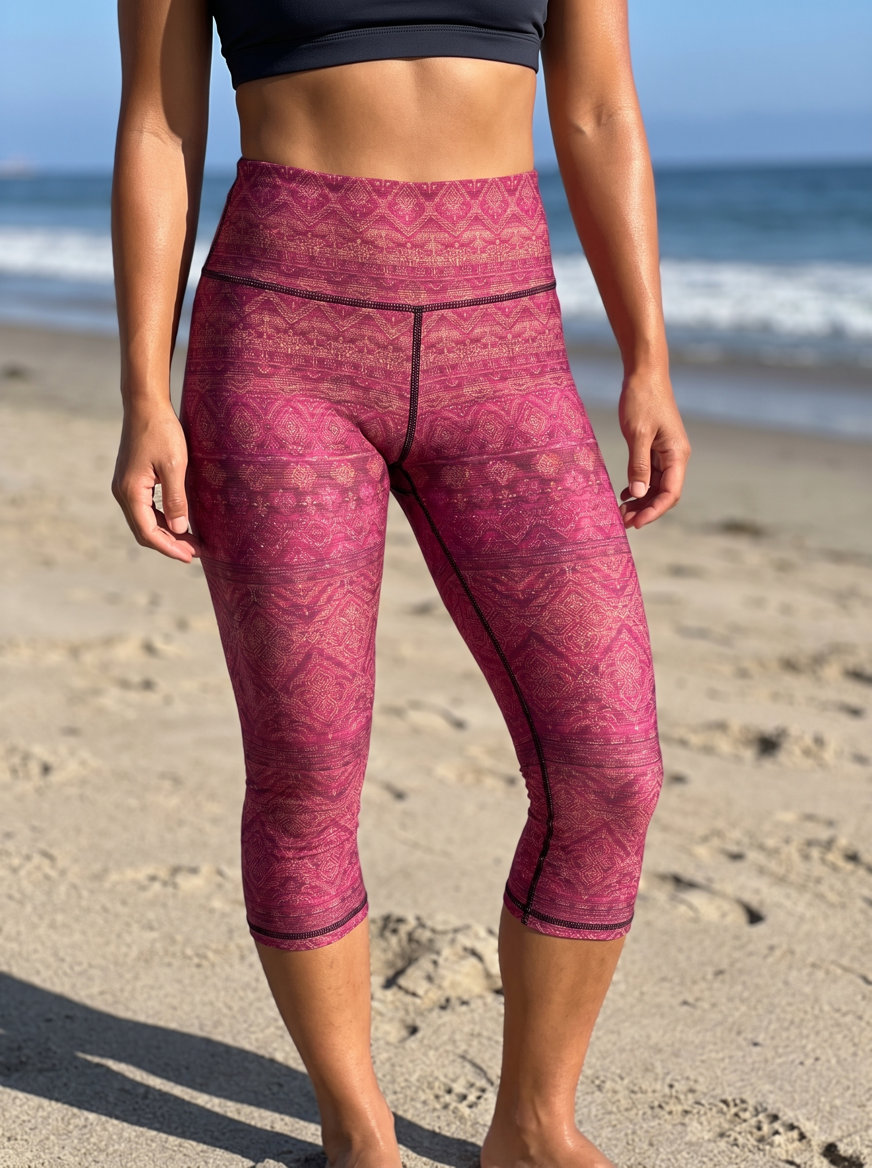 High Waist in Hot Pink Serenade