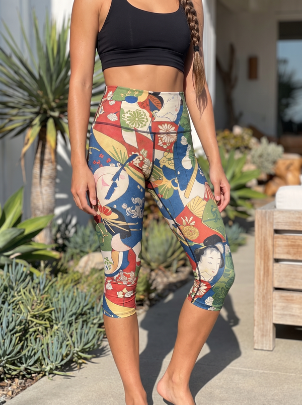 Utamaro Collection swim & gym high waisted leggings