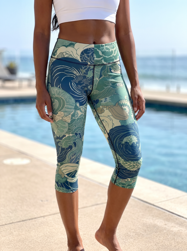 Japanese Collection swim & gym high waisted leggings