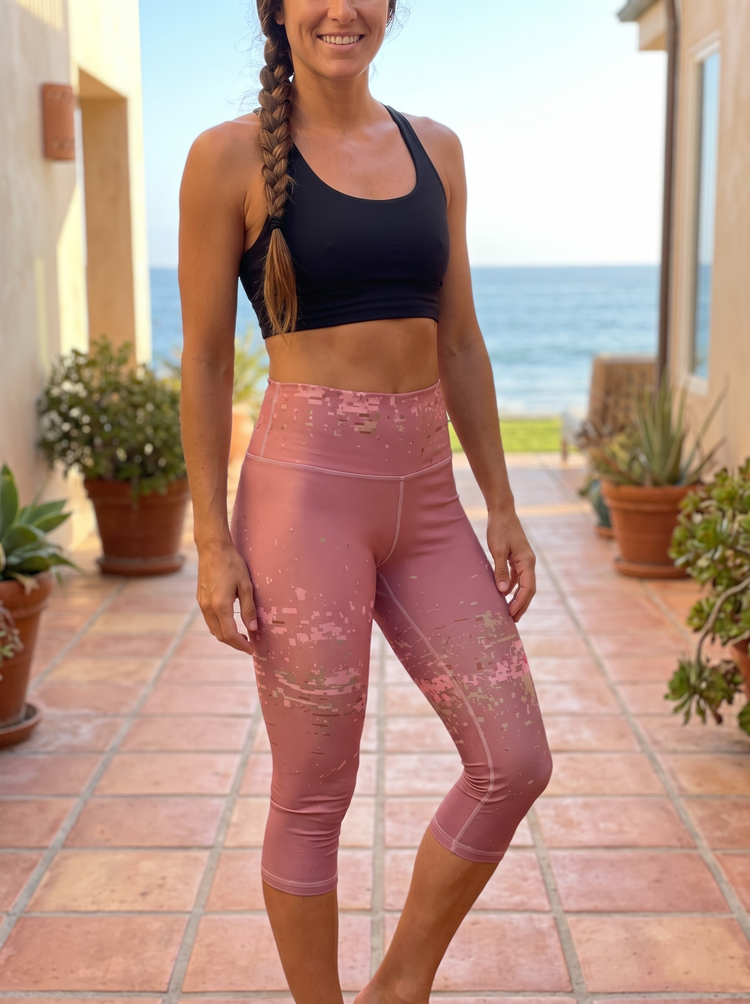 Tea Rose Nova swim & gym high waisted leggings