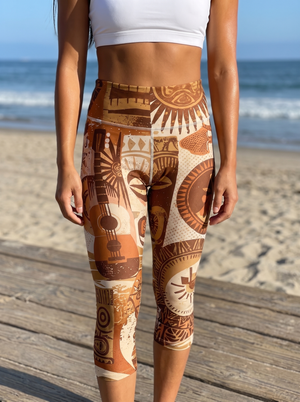 Amber Haze Kahuna swim & gym high waisted leggings