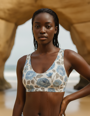 Blue Aura Harmony Bikini Padded Bikini Top — Dripper