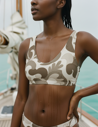 White Onyx Moulin Padded Bikini Top