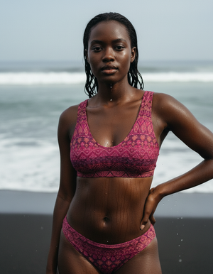 Electric Fuchsia Serenade Bikini Padded Bikini Top — Dripper