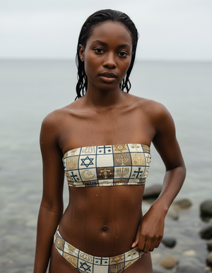 Rhodonite Unity Bandeau Bikini Bandeau Bikini Top — Dripper