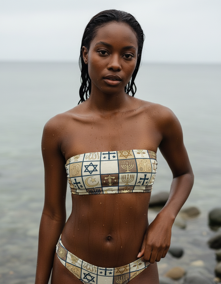 Rhodonite Unity Bandeau Bikini Top