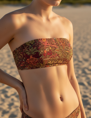 Electric Fuchsia Elysium Bandeau Bikini Bandeau Bikini Top — Dripper