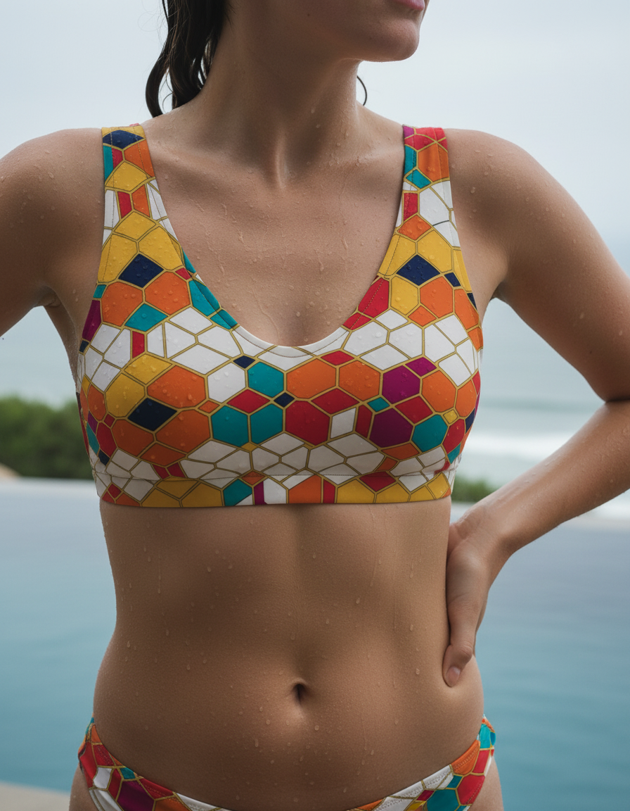 Bikini Top in Burnt Sienna Yugen