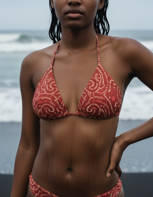 Muskmelon Mirage String Bikini Padded String Bikini Top — Dripper