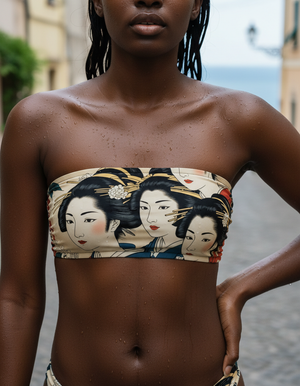 Yume Bandeau Bikini Bandeau Bikini Top — Dripper