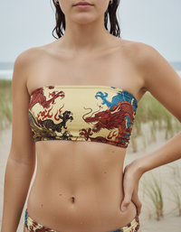 Surging Energy Vortex Bandeau Bikini Top