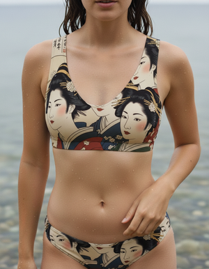 Burnt Sienna Yume Bikini Padded Bikini Top — Dripper