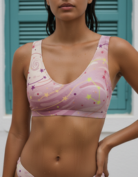 Dusty Rose Astral Padded Bikini Top