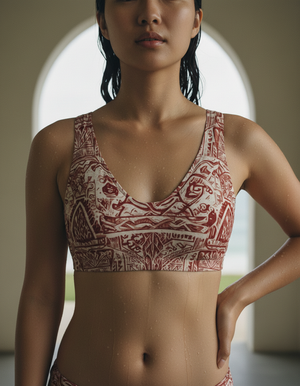 Lava Falls Mana Bikini Padded Bikini Top — Dripper
