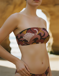 Dusty Rose Moulin Bandeau Bikini Top