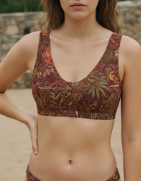 Electric Fuchsia Elysium Padded Bikini Top