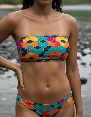Muskmelon Yugen Bandeau Bikini Bandeau Bikini Top — Dripper