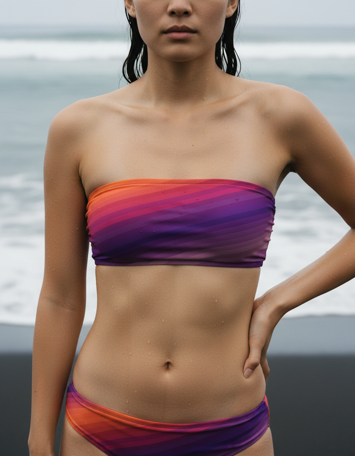 Bandeau — Tea Rose Ripple