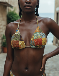 Amber Haze Celeste Padded String Bikini Top