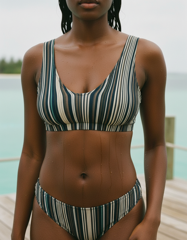 Stripe Collection bikini tops