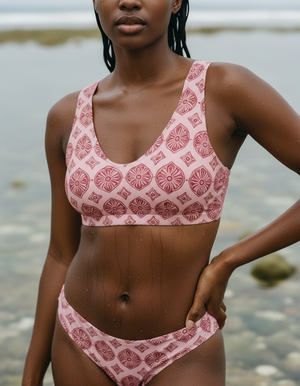Millennial Pink Yuki Bikini Padded Bikini Top — Dripper