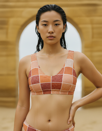 Muskmelon Rhapsody Padded Bikini Top