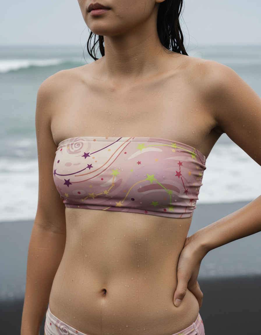 Bikini Top in Dusty Rose Astral