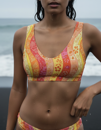 Coral Hikari Padded Bikini Top