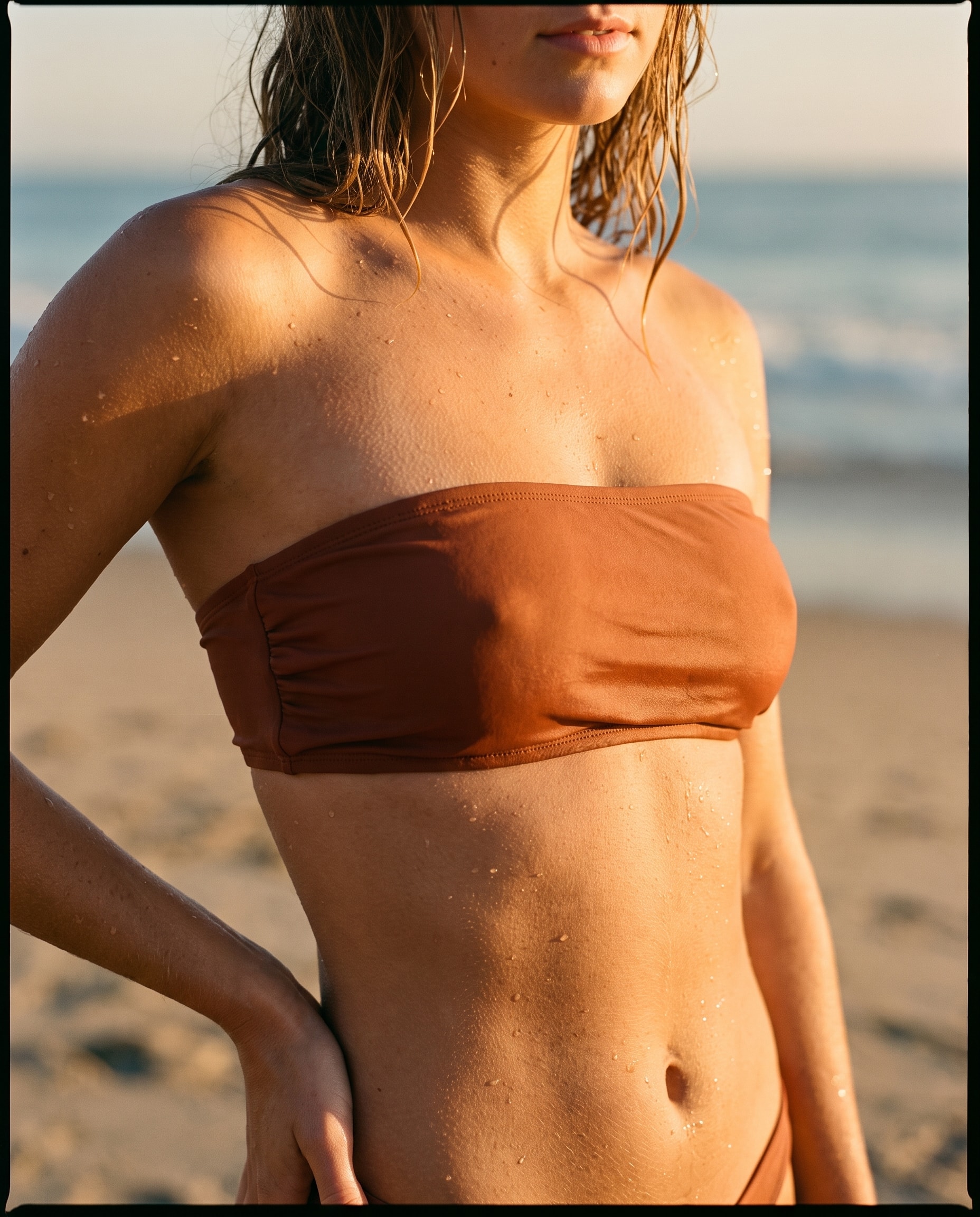 Bikini Top in Henna