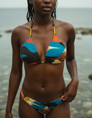 Coffee Bean Eden String Bikini Padded String Bikini Top — Dripper