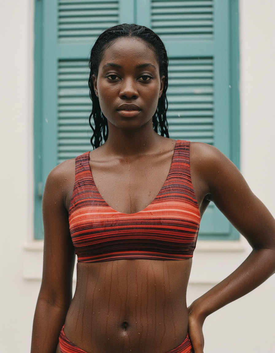 Bikini Top in Lava Falls Pulse