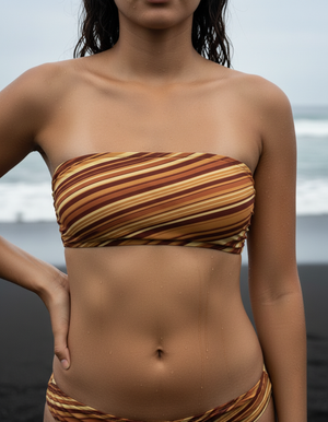 Muskmelon Sway Bandeau Bikini Bandeau Bikini Top — Dripper