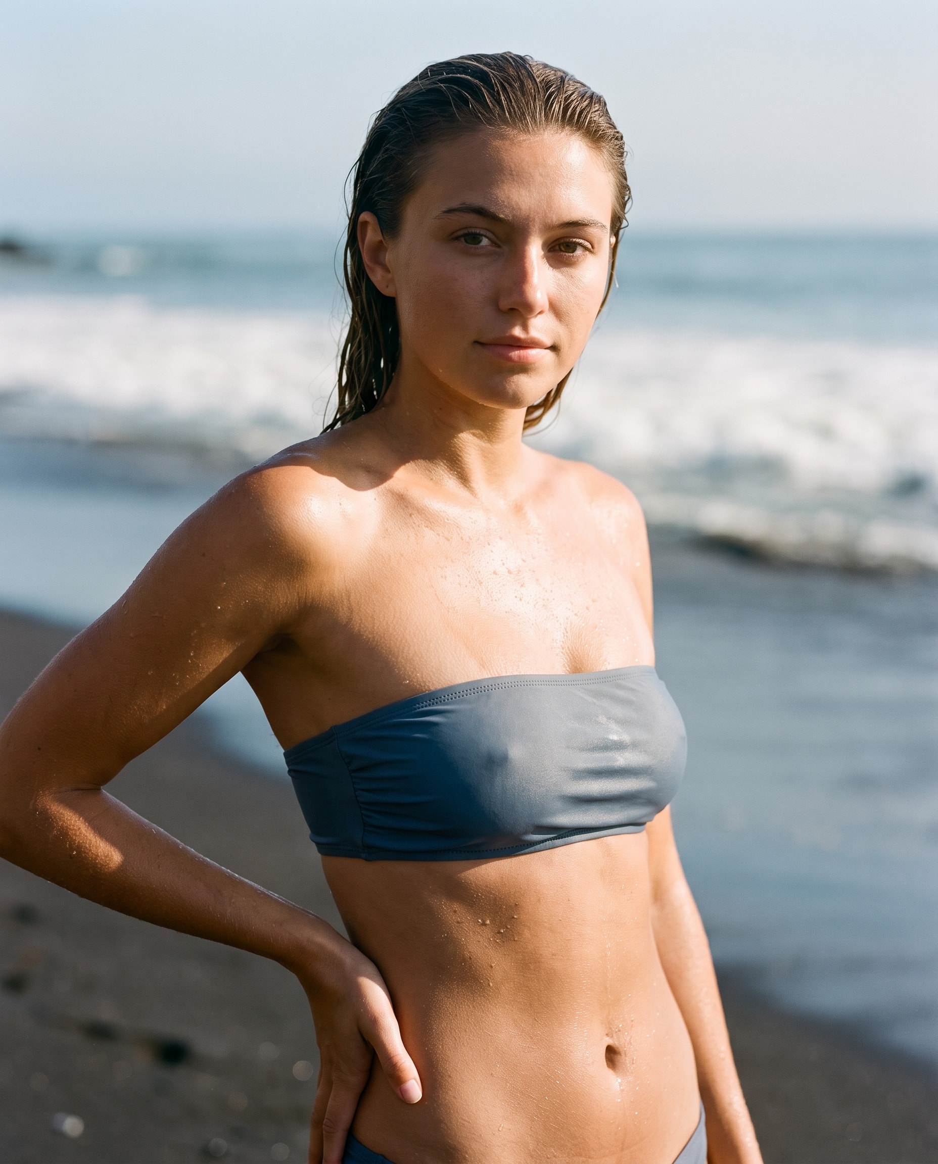 Bikini Top in Slate