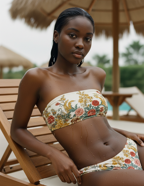 Celestia Bikini Top Bandeau Bikini Top — Dripper