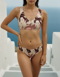Millennial Pink Yume Padded Bikini Top