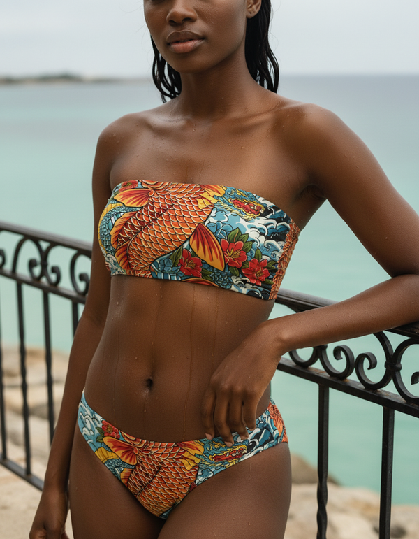 Koi Rising bikini tops