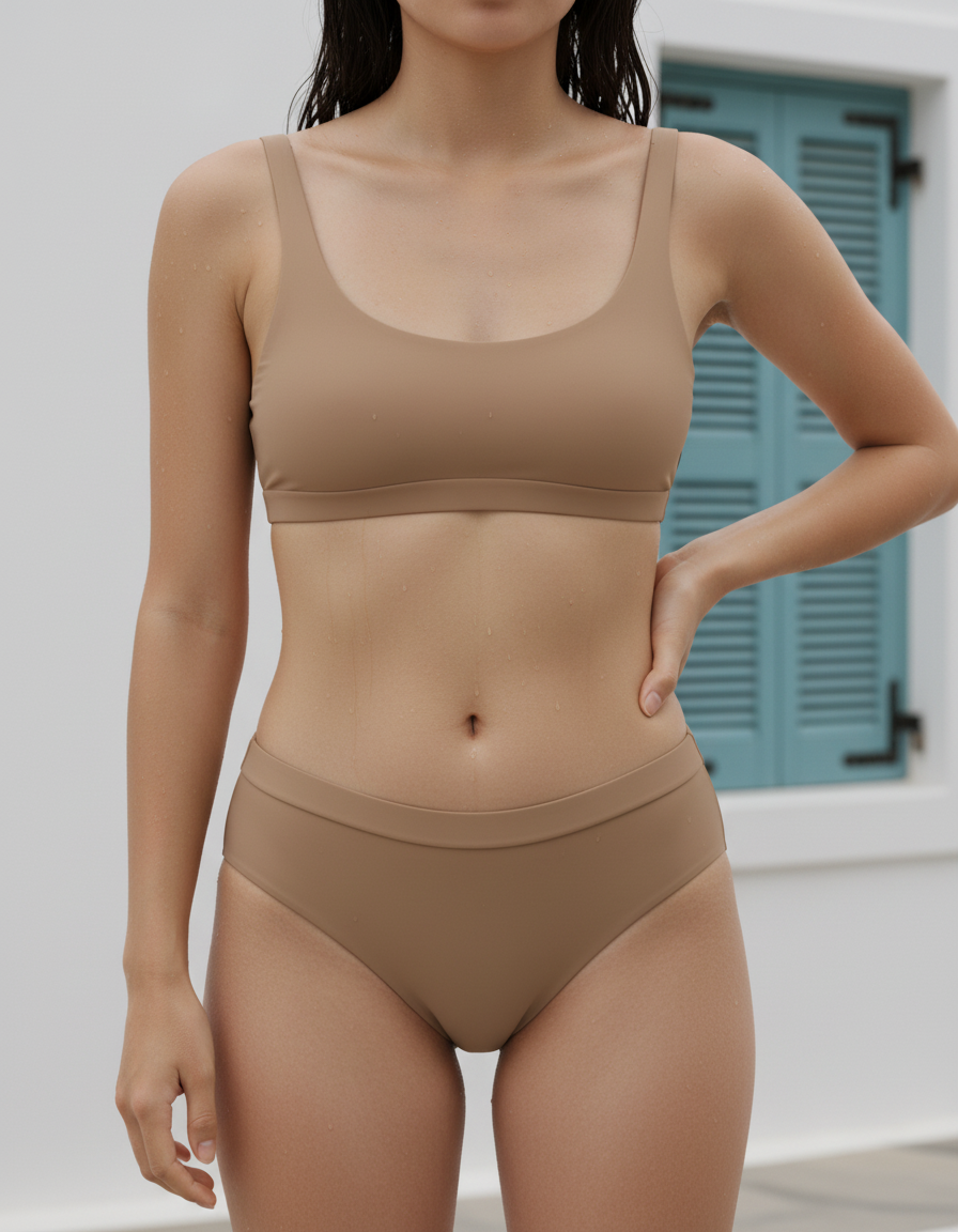 High-Waisted Bottom in Fawn