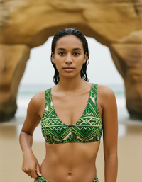 Runway Emerald Honu Padded Bikini Top