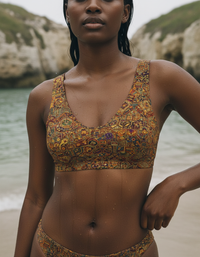 Coffee Bean Nami Padded Bikini Top