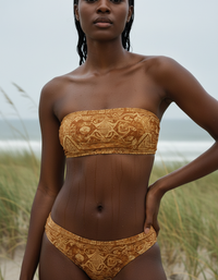 Amber Haze Mana Bandeau Bikini Top