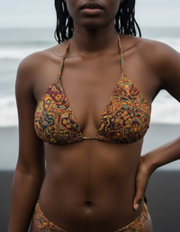 Ocean Flow Nami Padded String Bikini Top