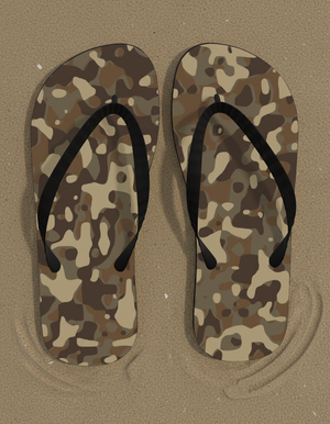 Camo Collection flip-flops
