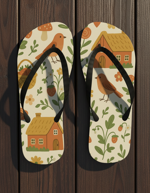 Cottagecore Collection flip-flops