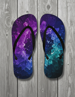 Glimmer flip flops