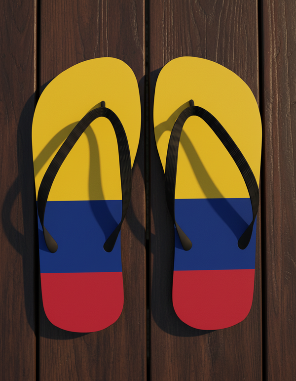 Colombian Collection flip flops