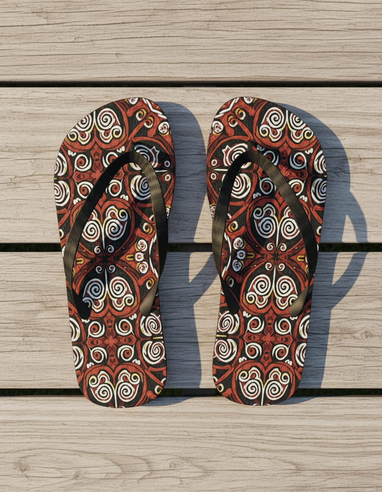 Cultural Charm Kete Flip Flops