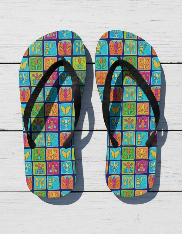 Egyptian Collection flip flops