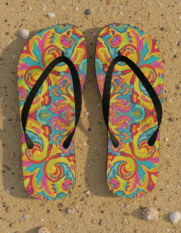 Suzani Collection flip-flops