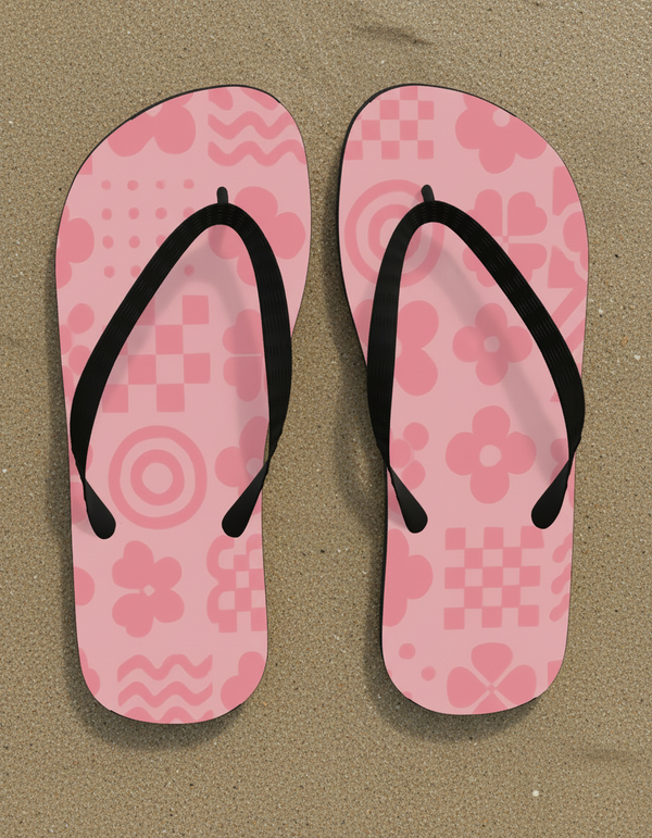 Floral flip flops — Dripper